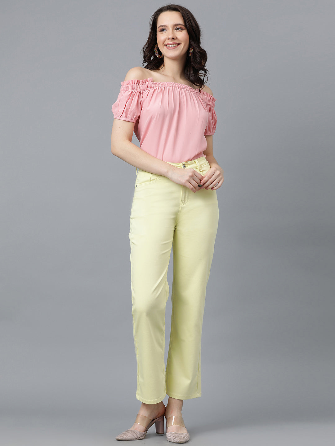 Coloured Relaxed Pants