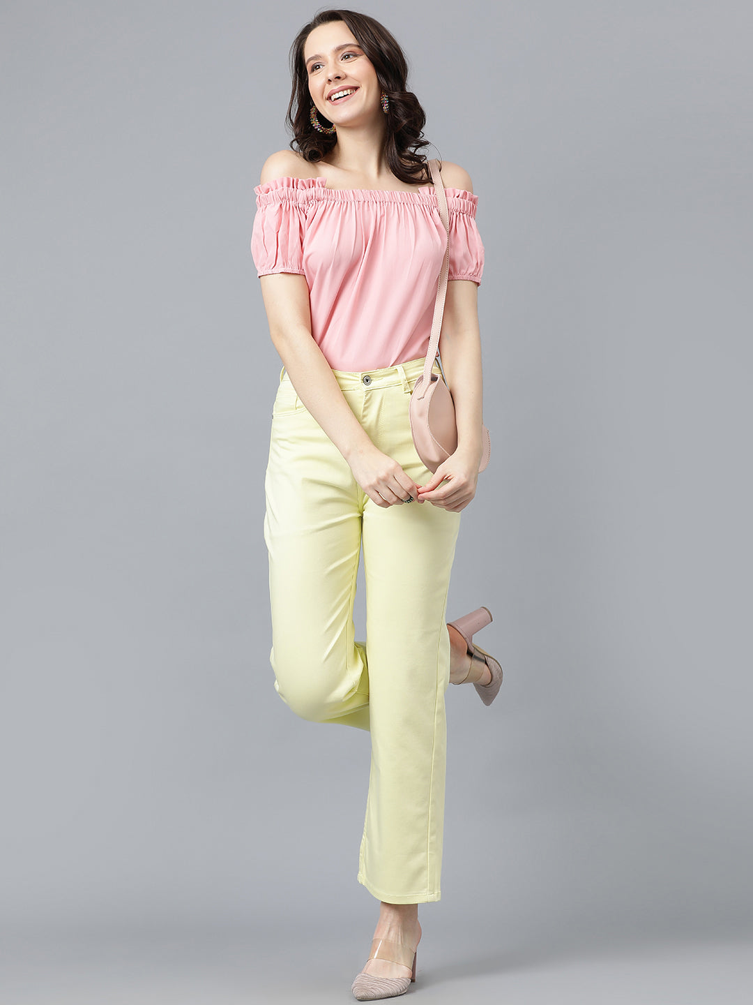 Coloured Relaxed Pants