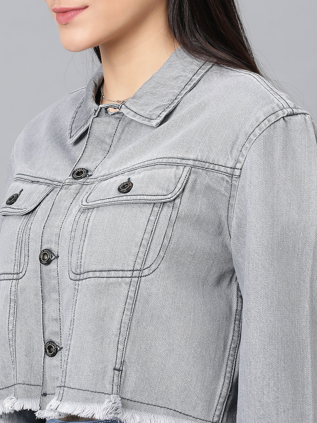 Cropped Denim Jacket
