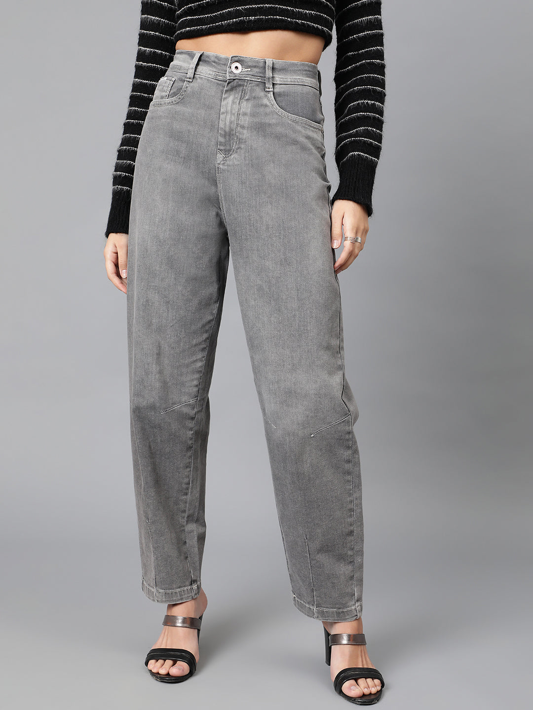 Black Oversized Slouchy Fit Jeans