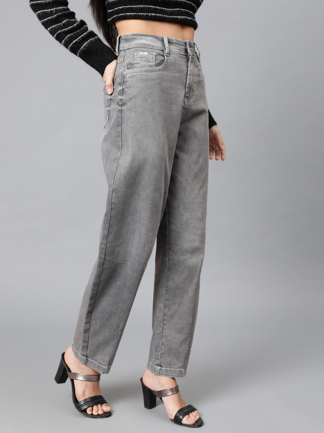 Black Oversized Slouchy Fit Jeans