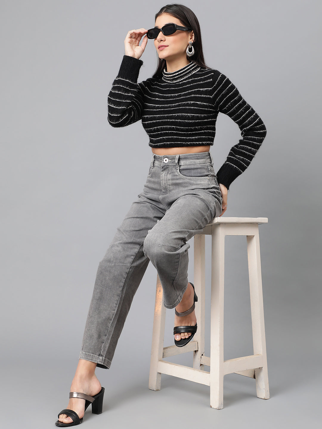 Black Oversized Slouchy Fit Jeans