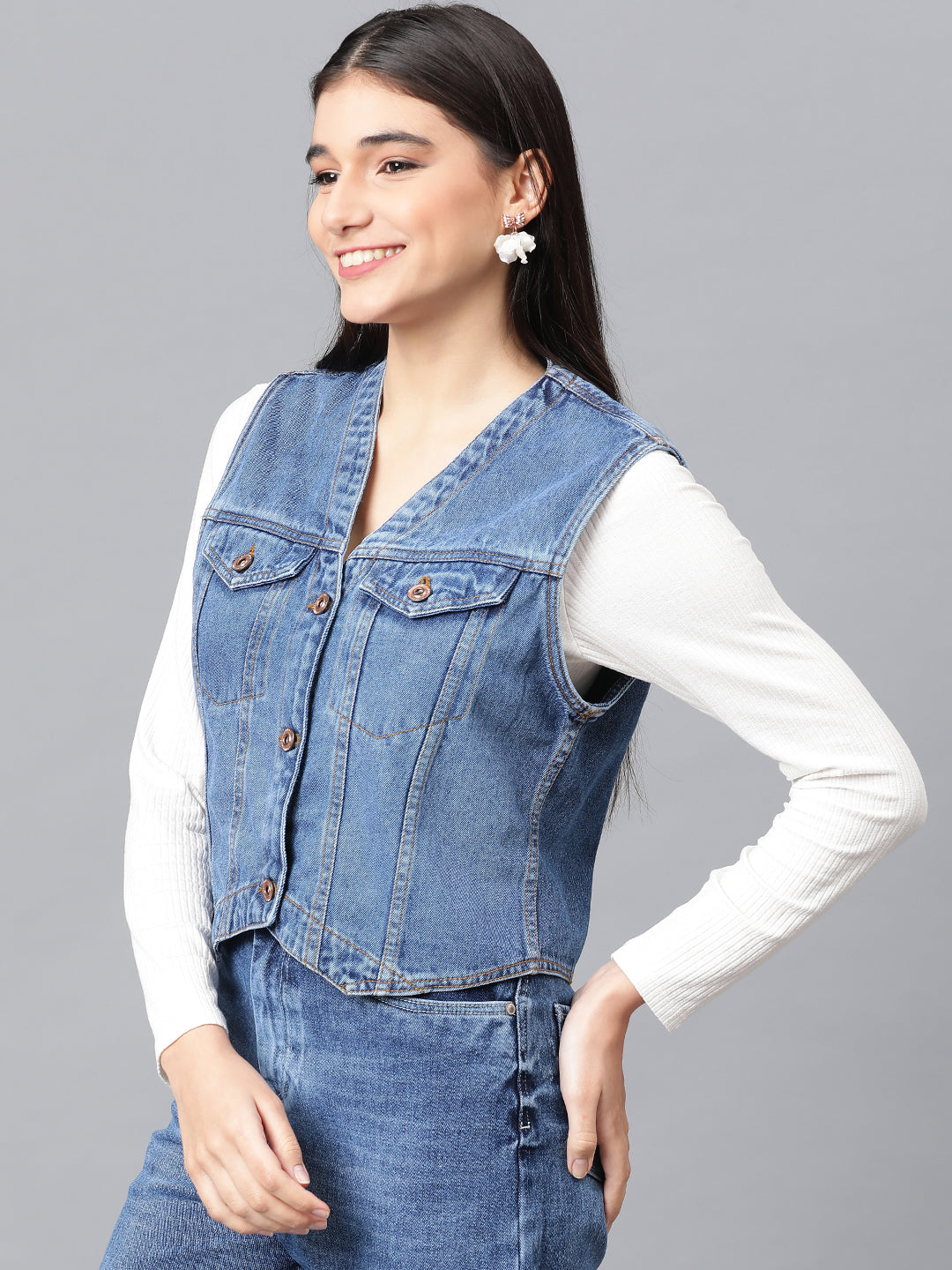 Blue Denim Waist