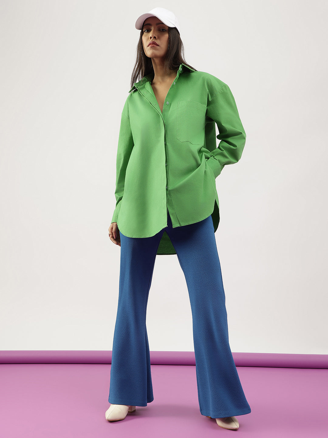 Green Oversize Shirt