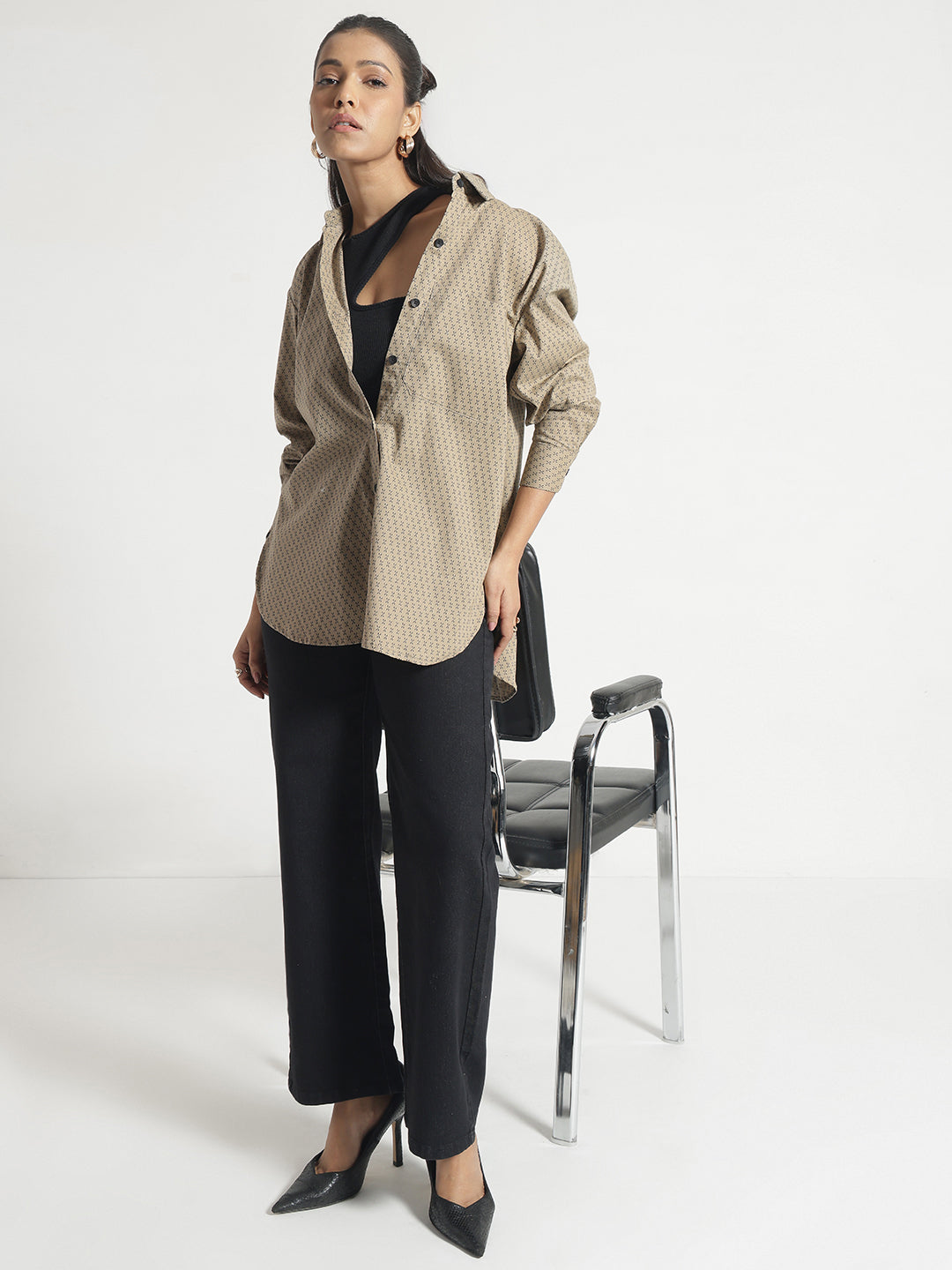Printed Oversize Shirt