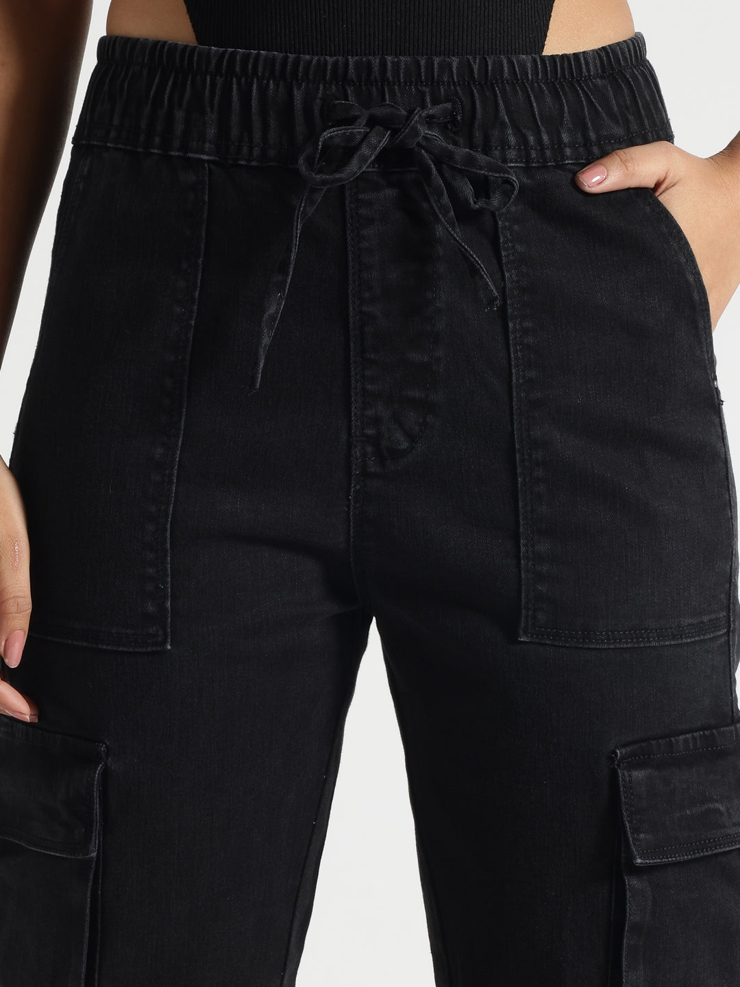 Blue Cargo Joggers