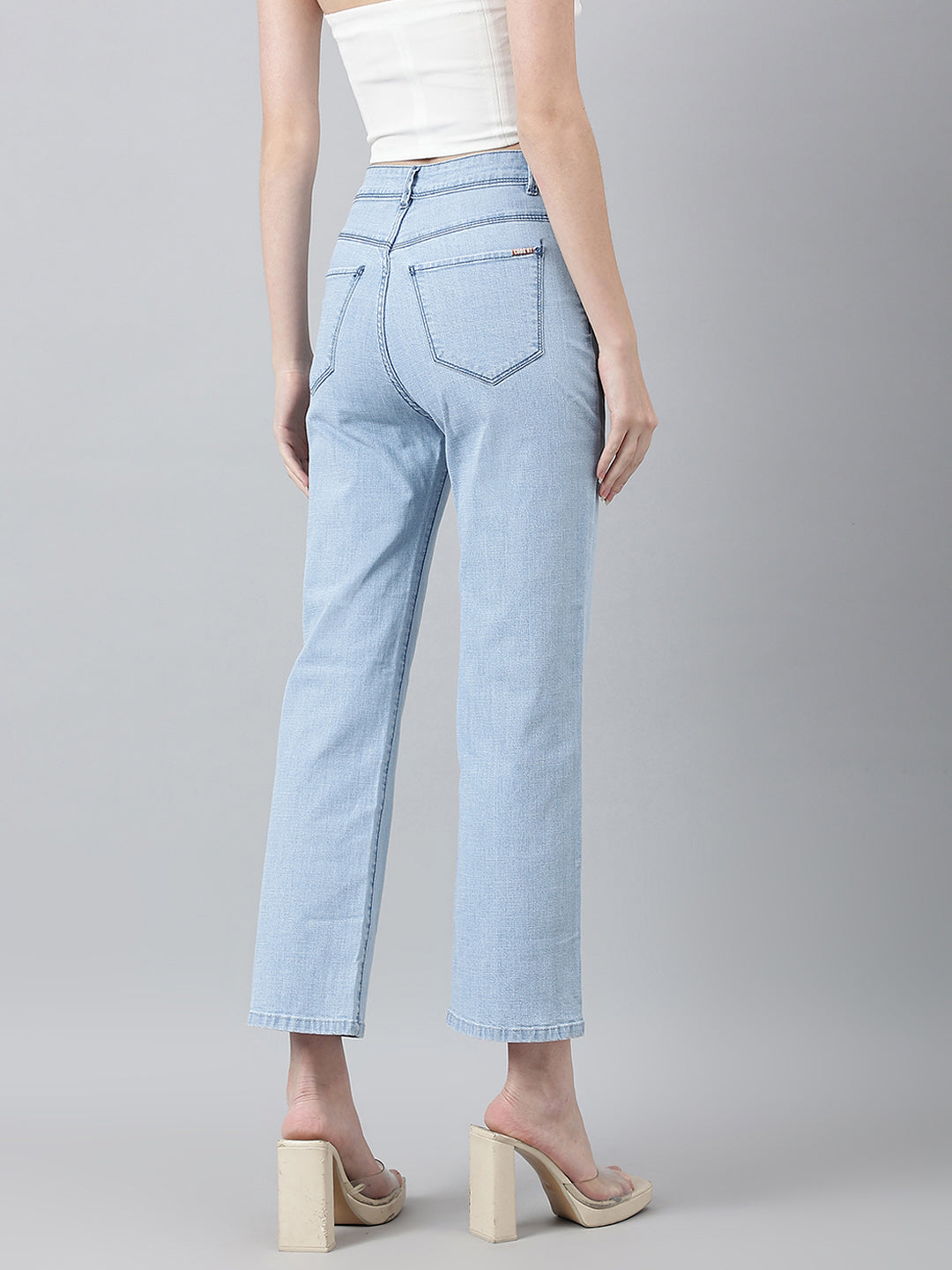 Shades of Blue Wide-Leg Jeans