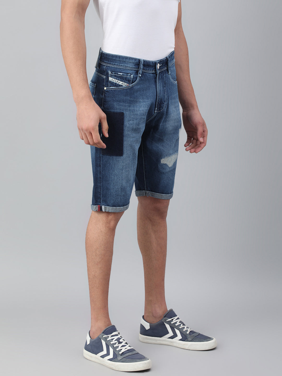 Regular Fit Mid Waist Shorts