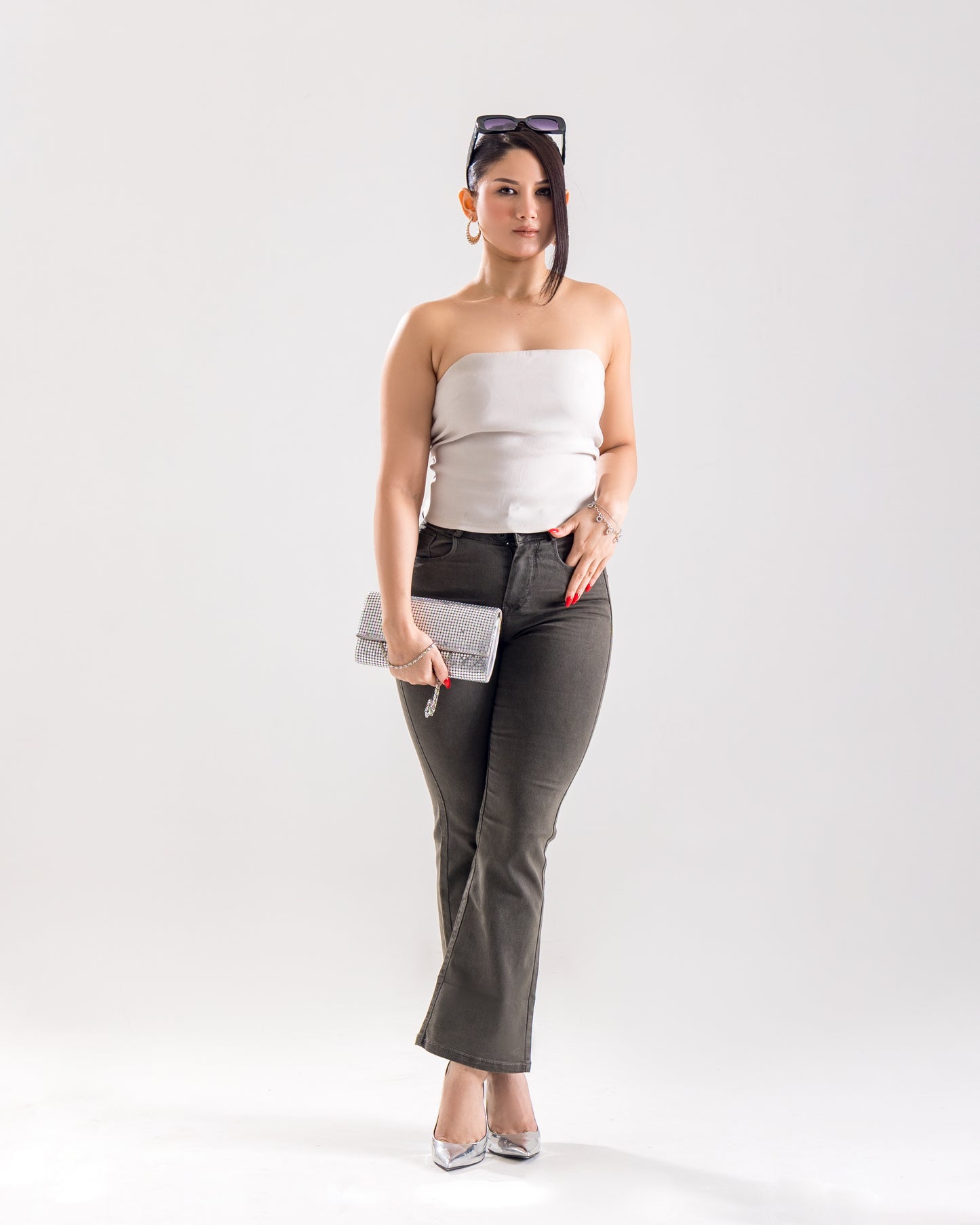 Flare Fit Coloured Bootcut jeans