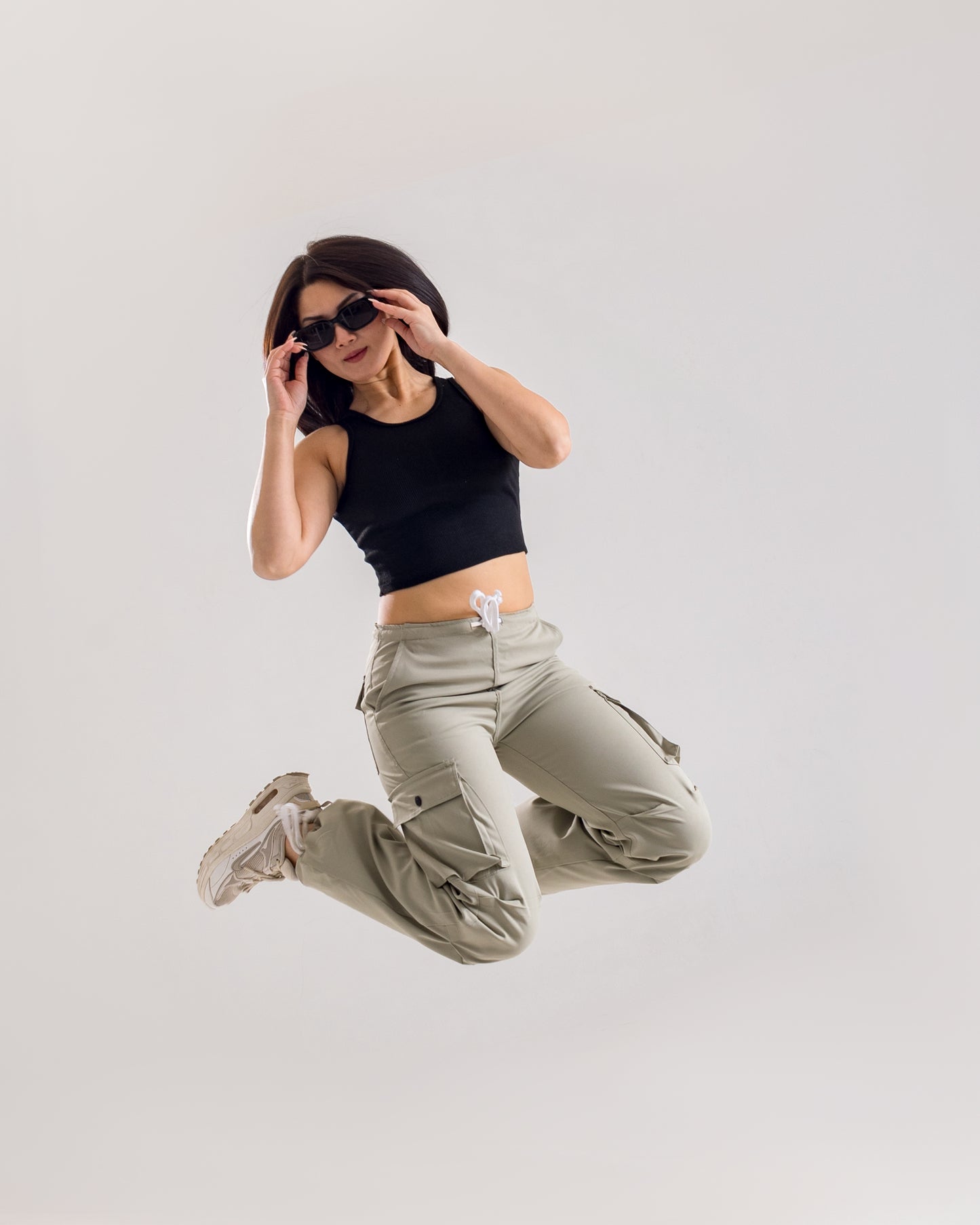 Pastel Parachute Cargo Pants