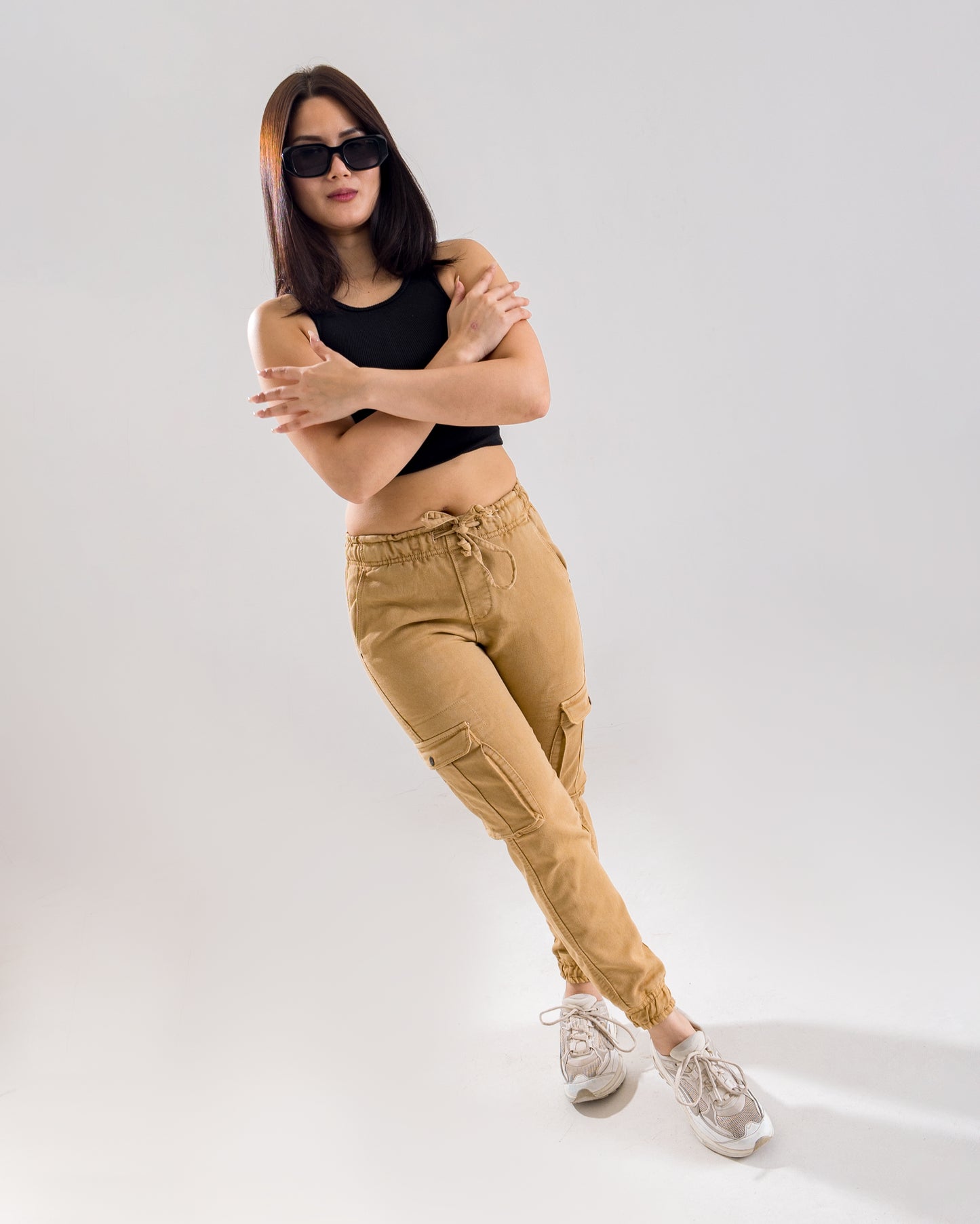 Khakhi Jogger with Cargo Pockets
