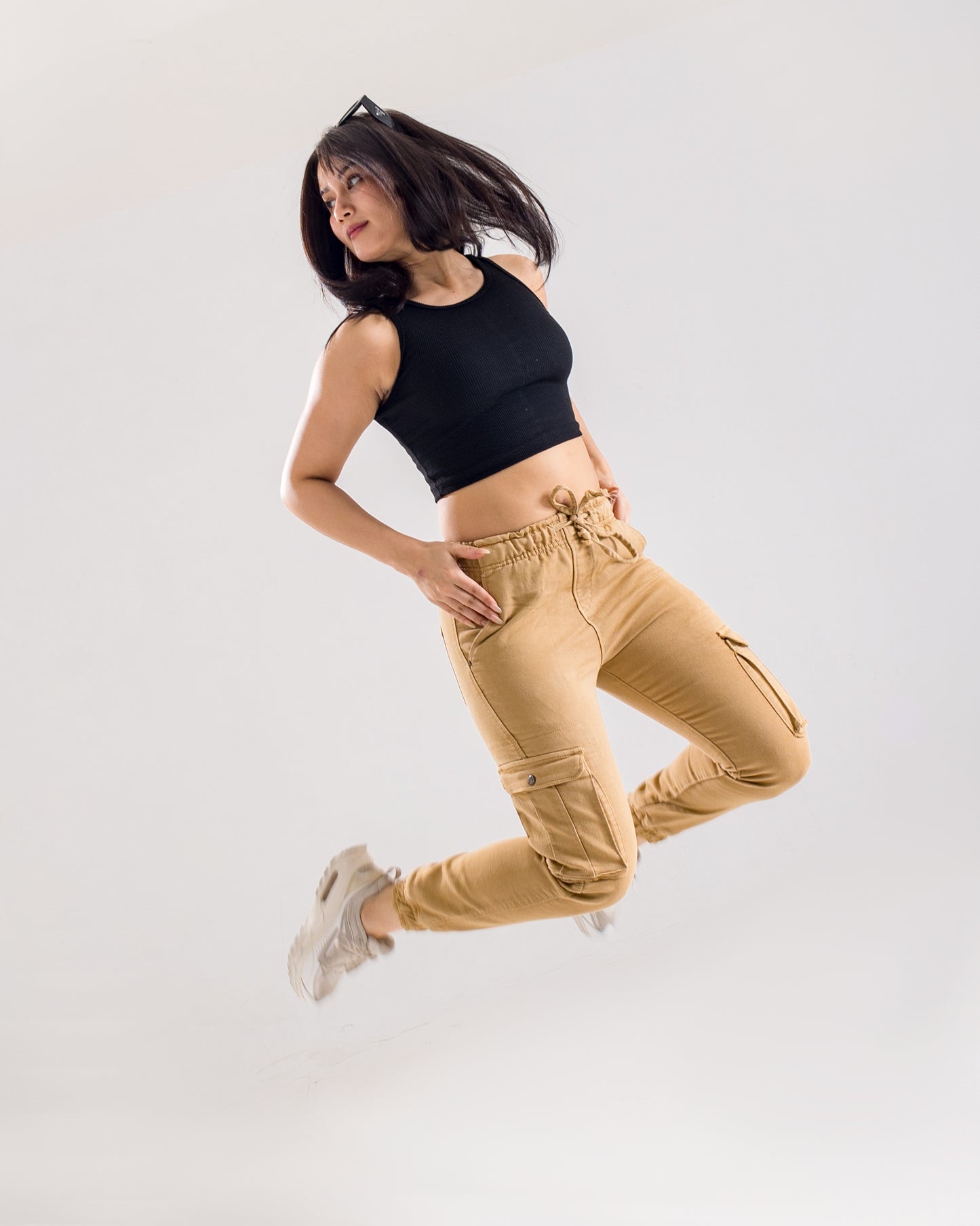 Khakhi Jogger with Cargo Pockets