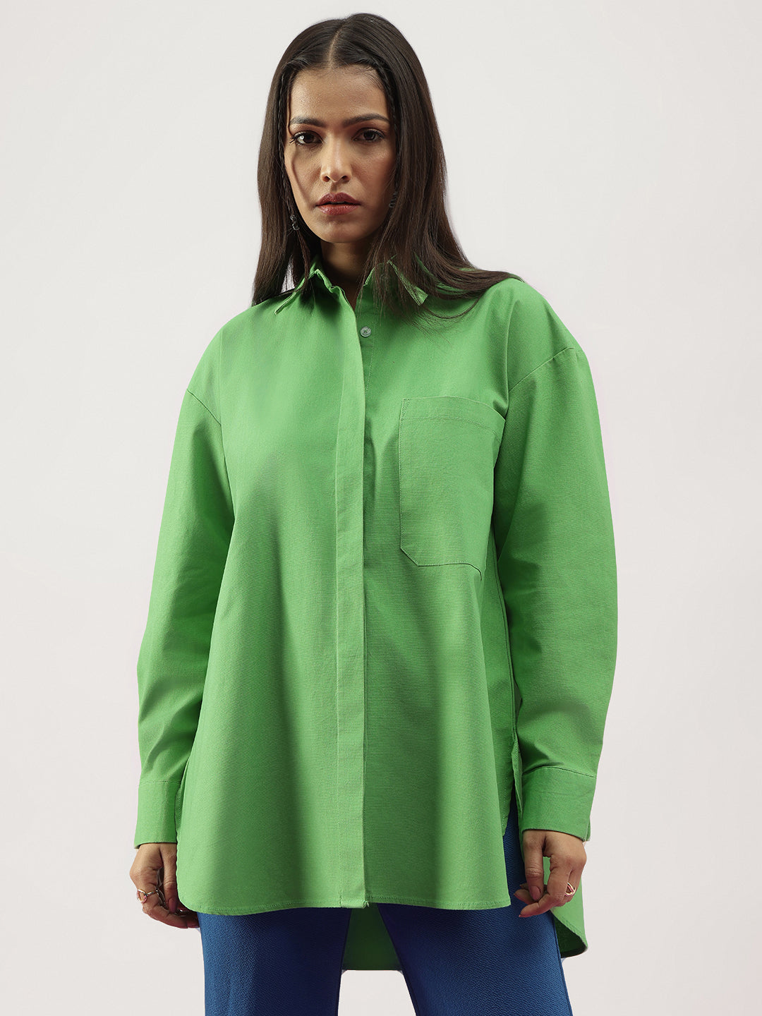 Green Oversize Shirt