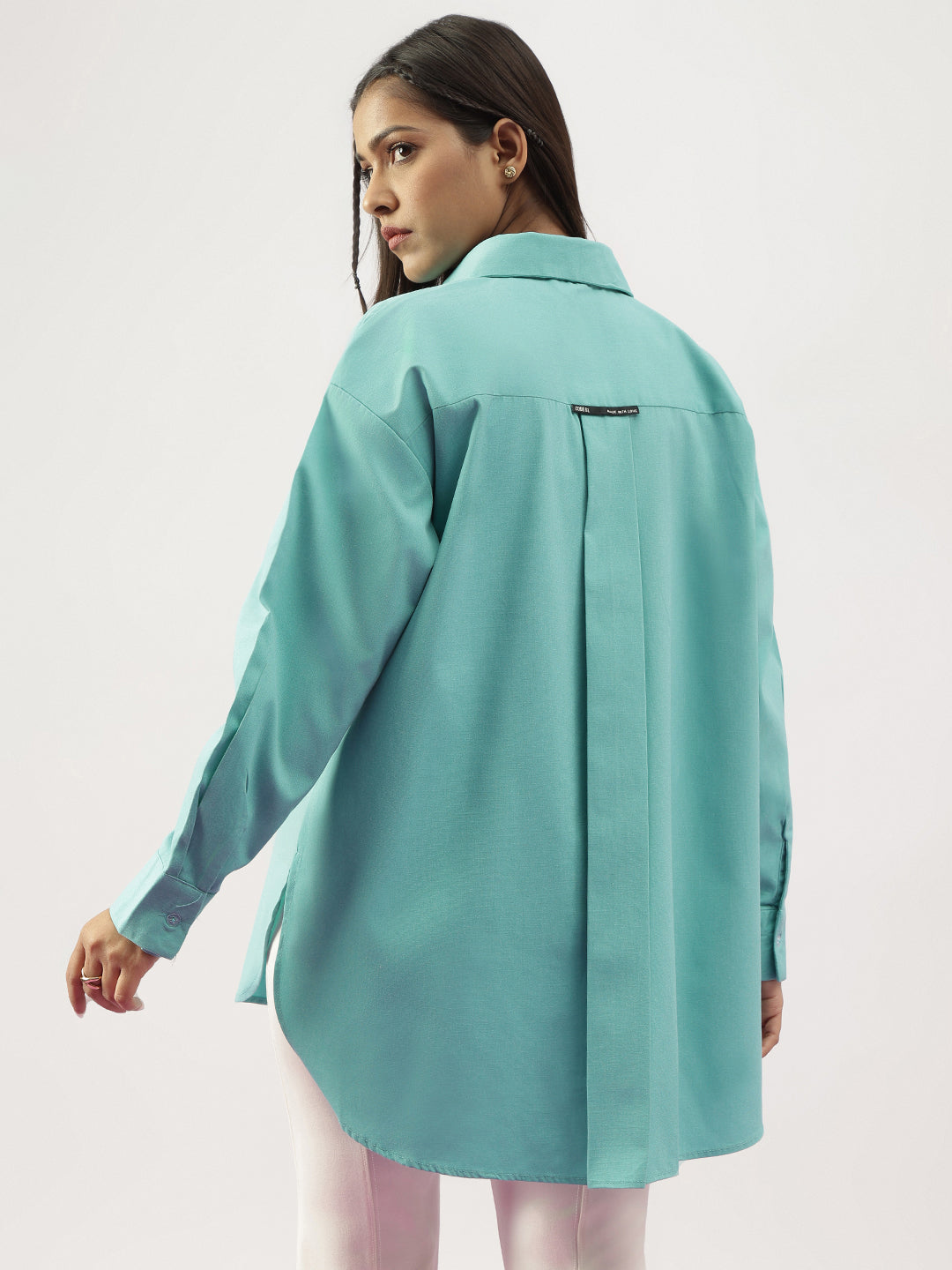 Turqoise Oversize Shirt