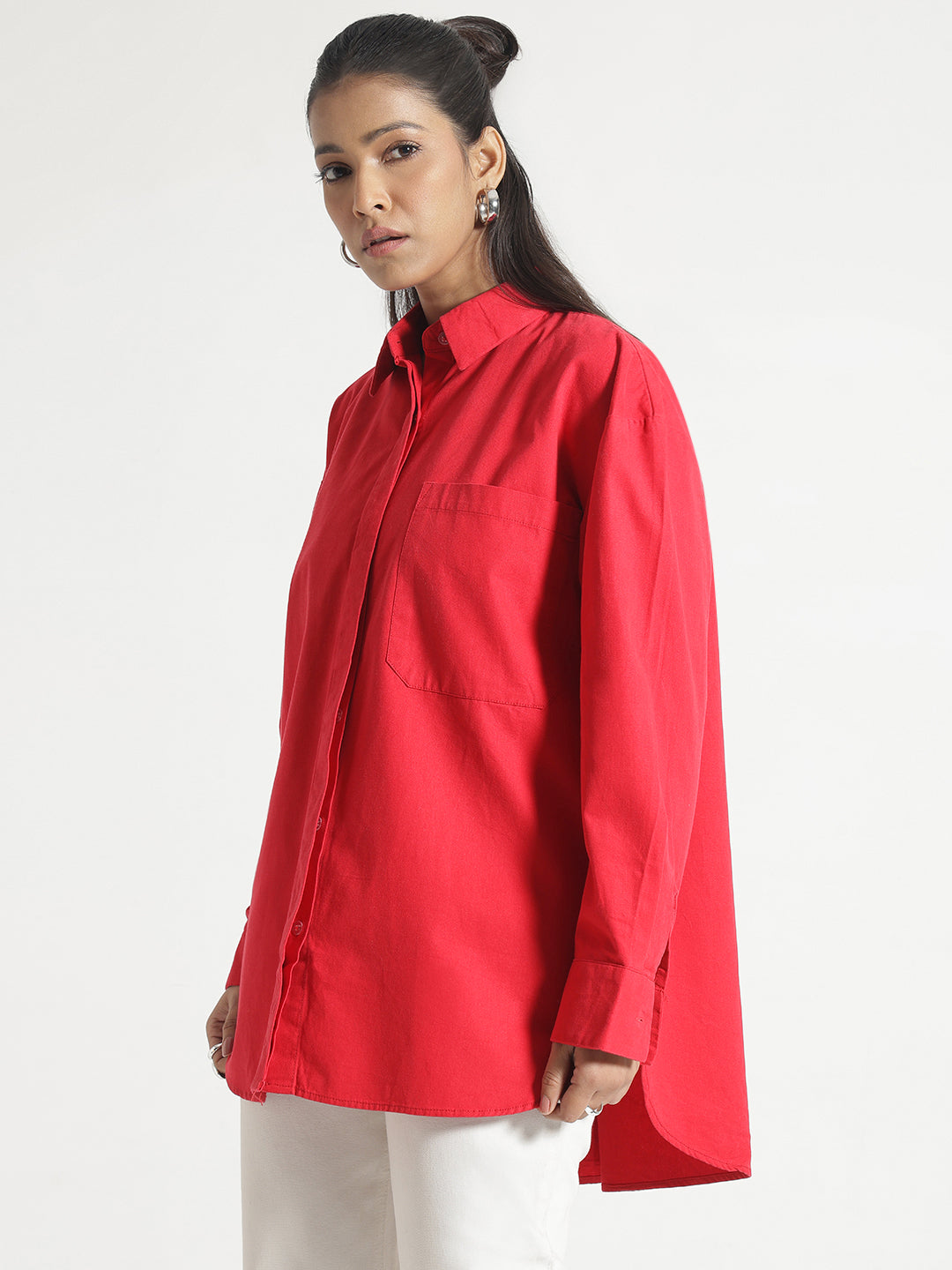 Red Oversize Shirt