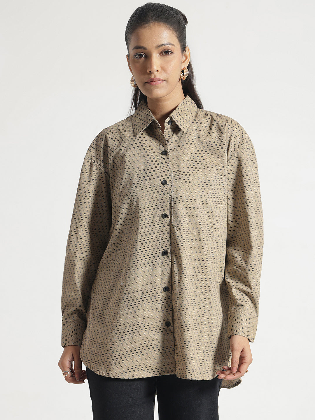 Printed Oversize Shirt