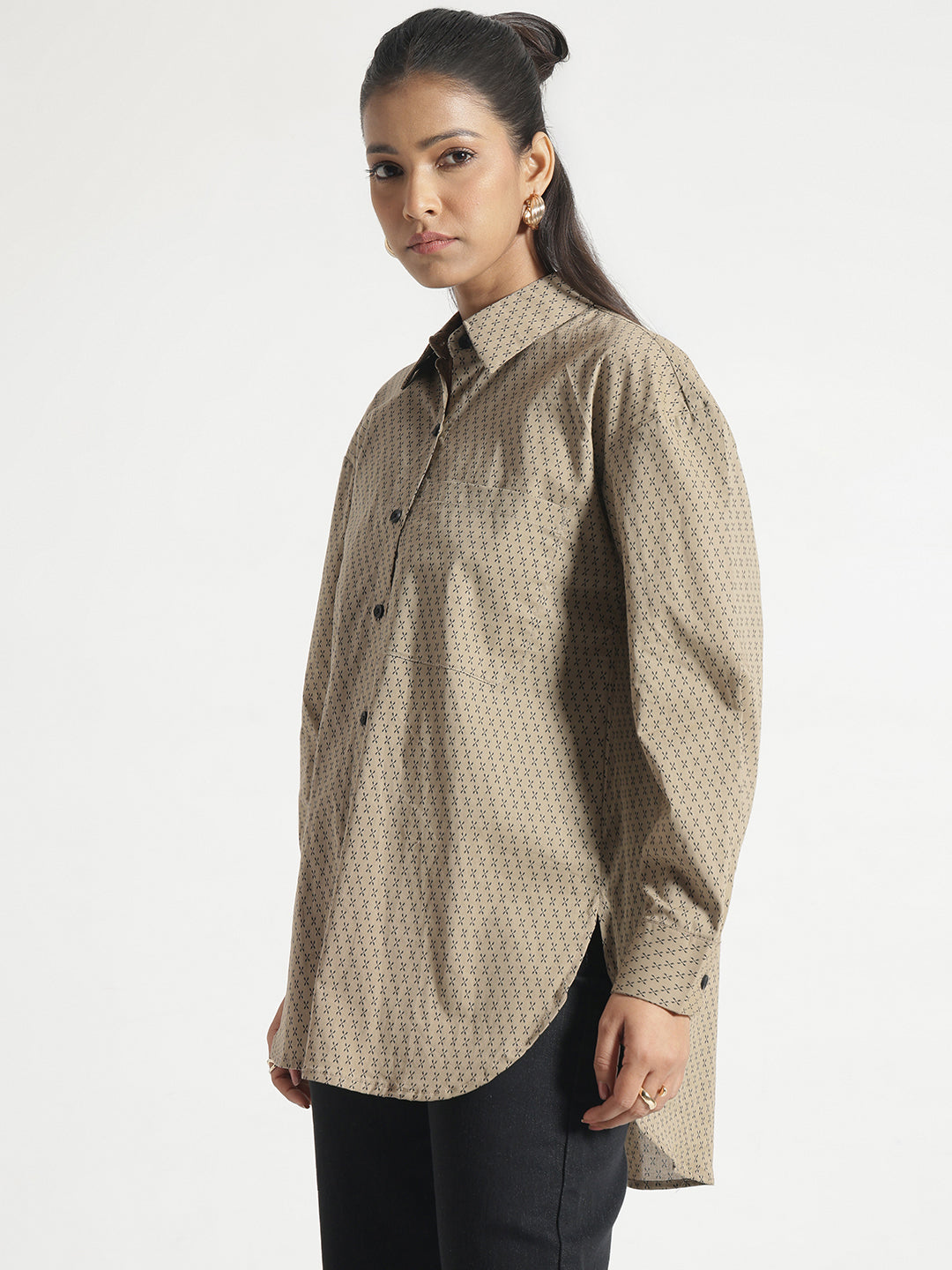 Printed Oversize Shirt