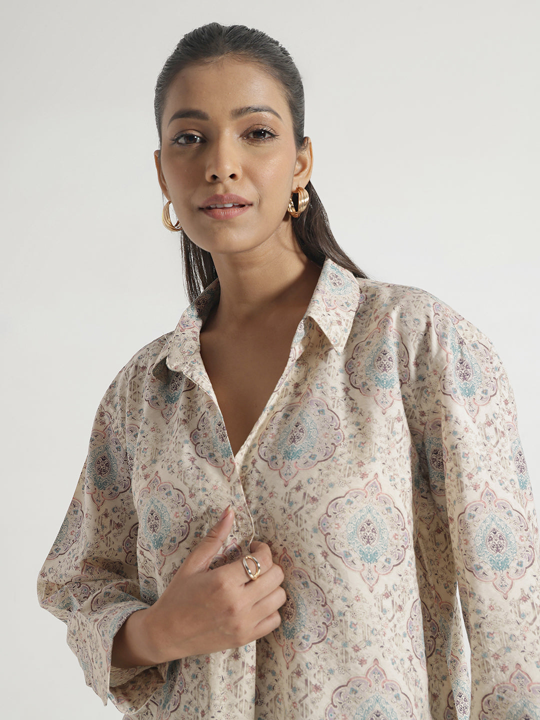 Pastel Printed Shirt