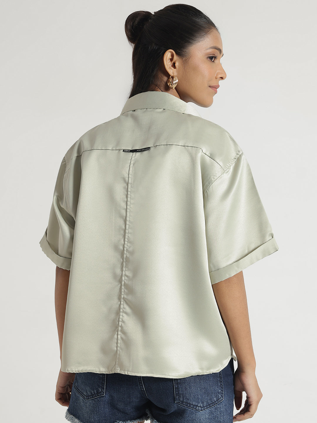 Pastel Satin Shirt