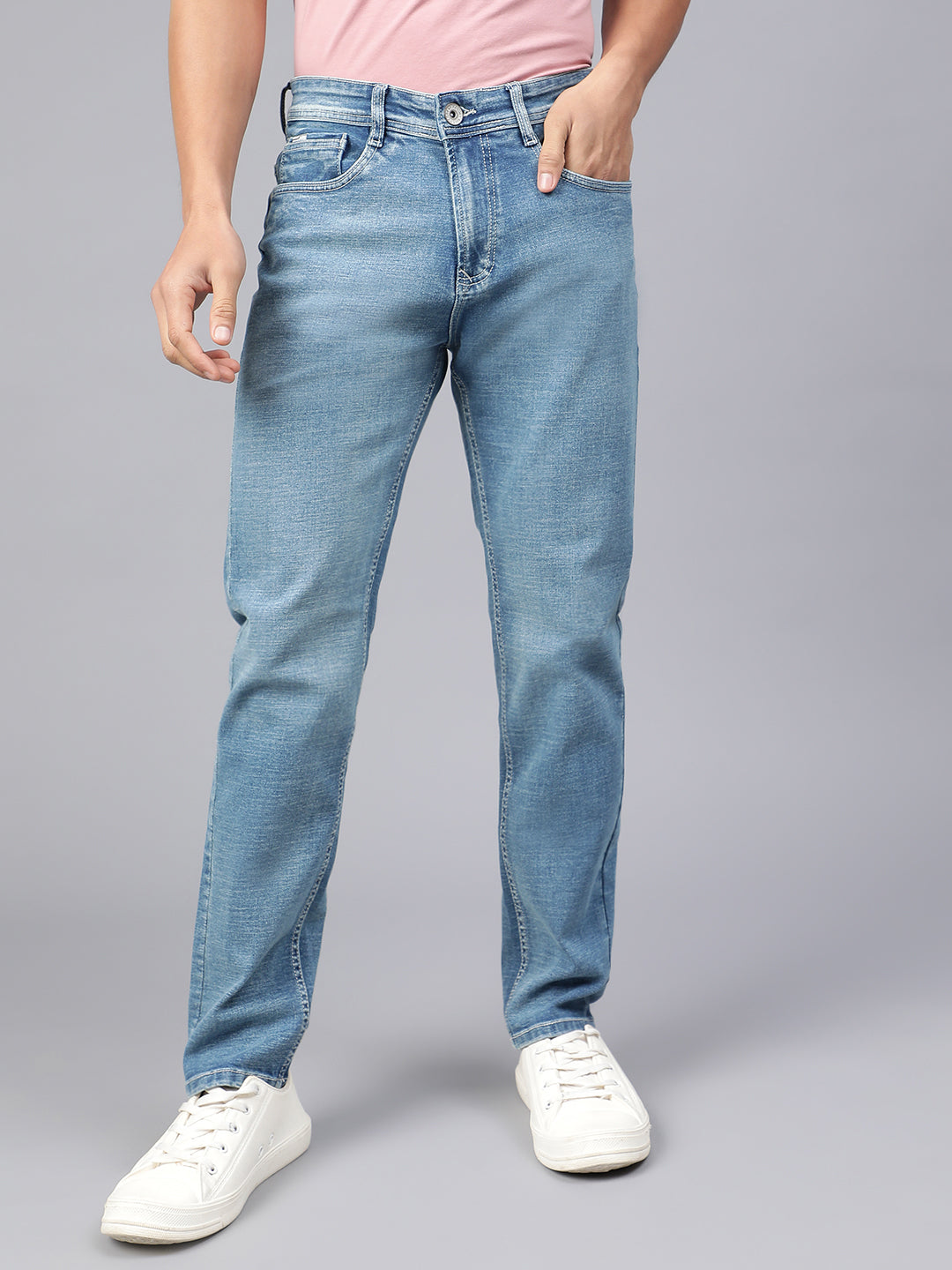 Light Blue Raw Wash Jeans