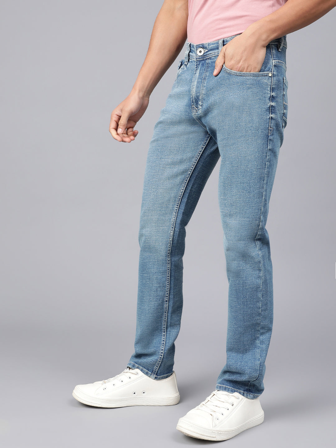 Light Blue Raw Wash Jeans