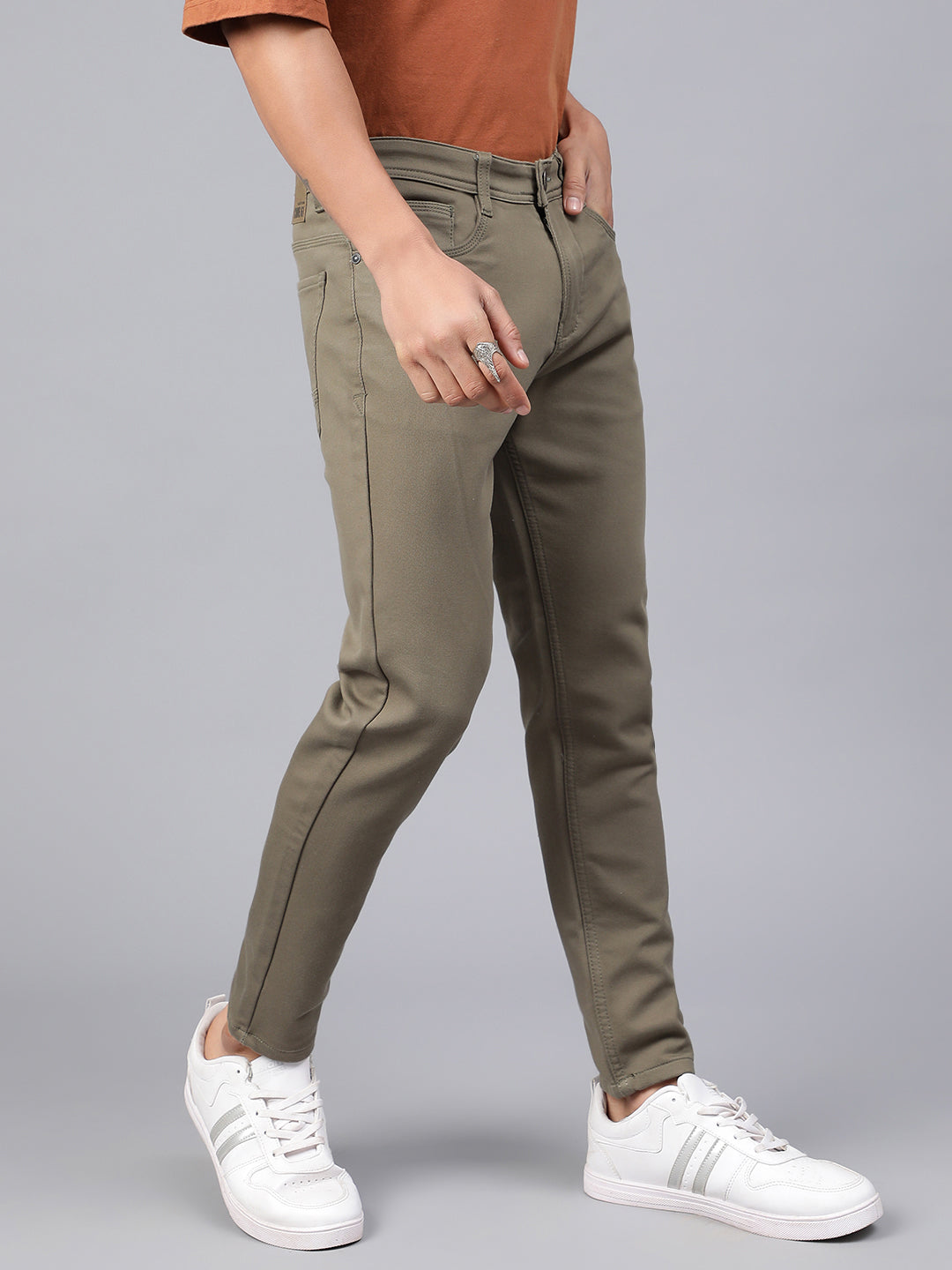 Olive green Chinos