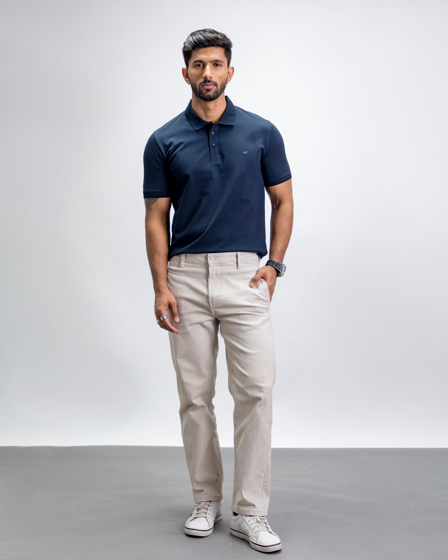 Navy Blue Polo T-Shirt