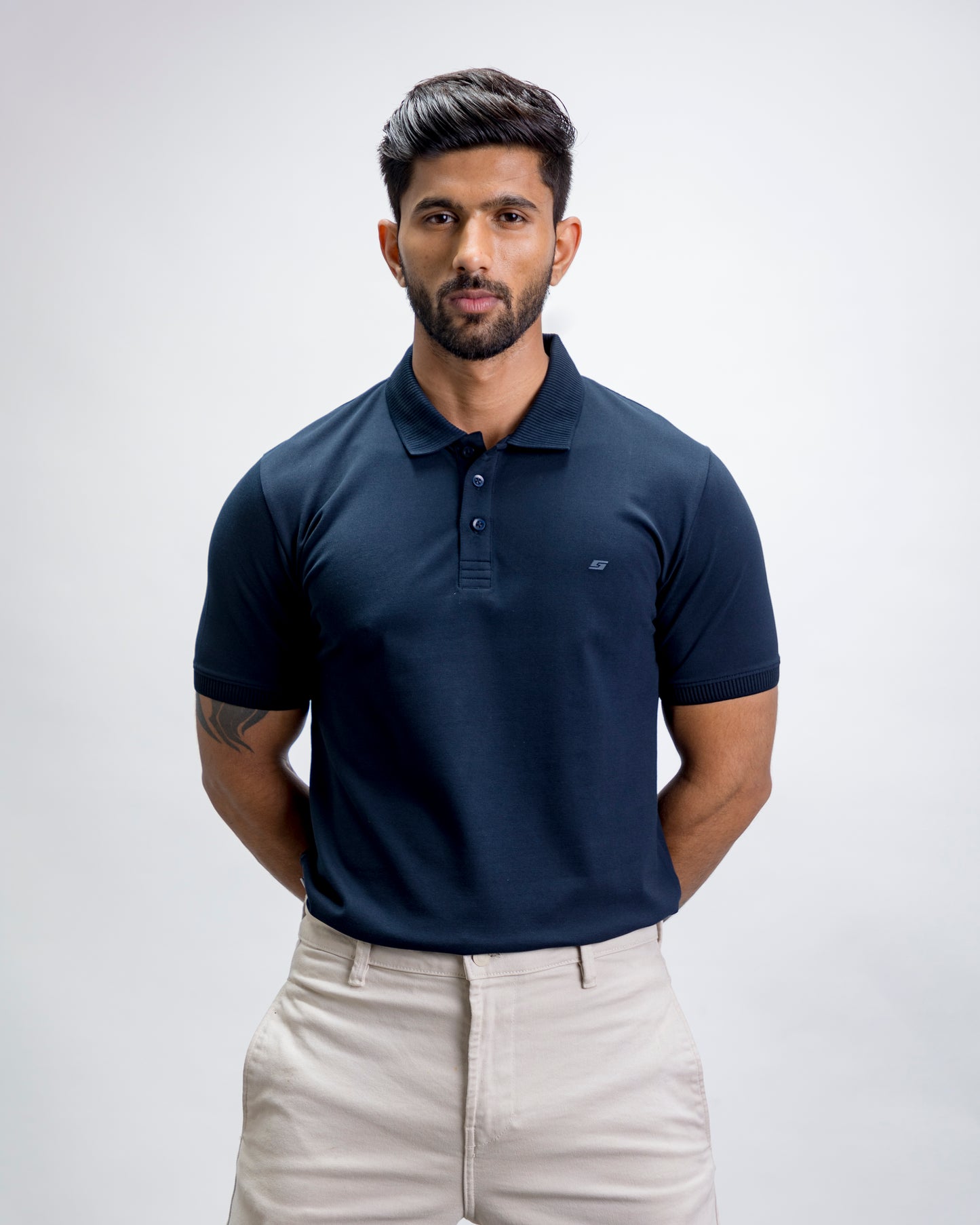 Navy Blue Polo T-Shirt