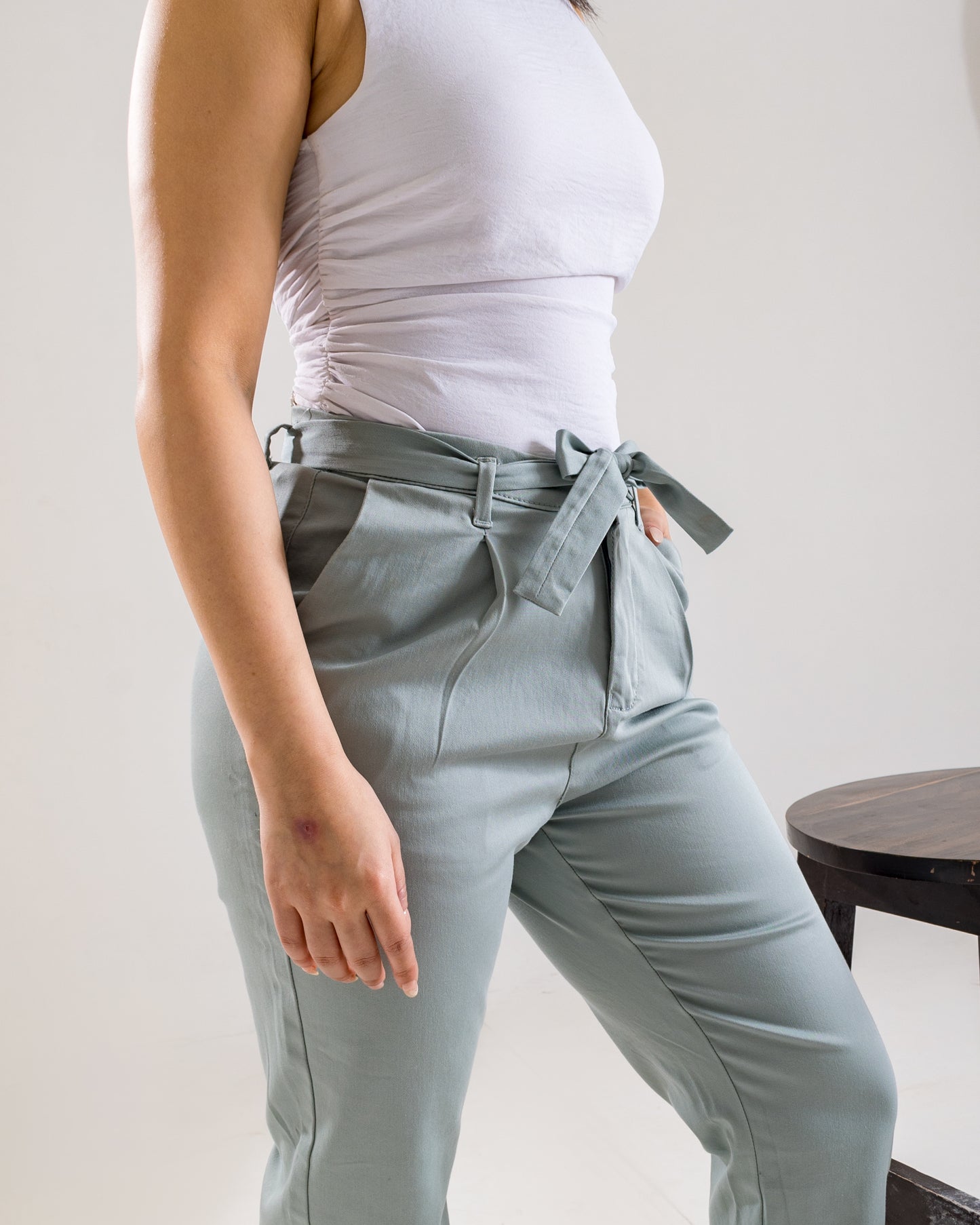 Pista Tie-Up Pleated Pants