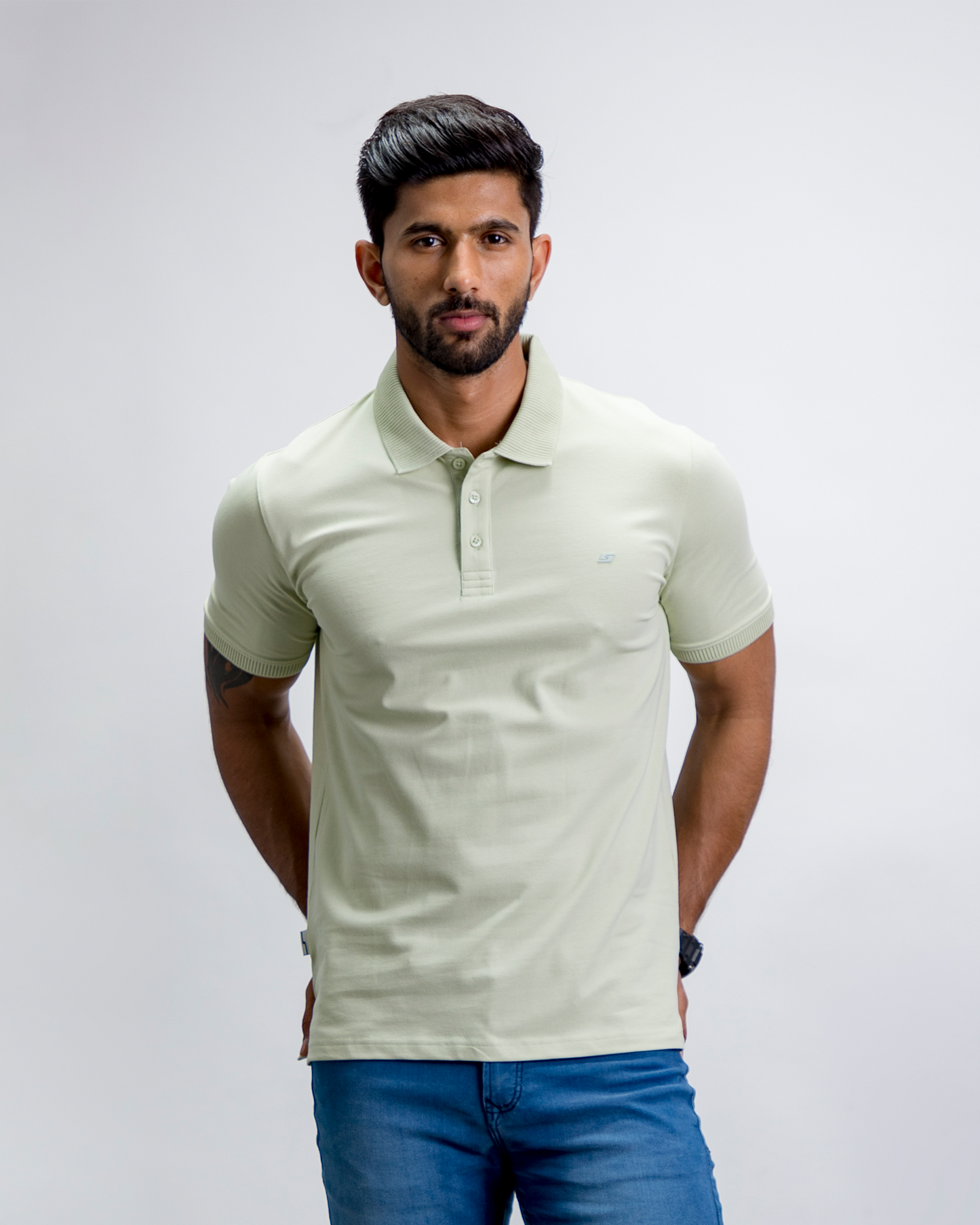 Pastle Green Polo T-Shirt