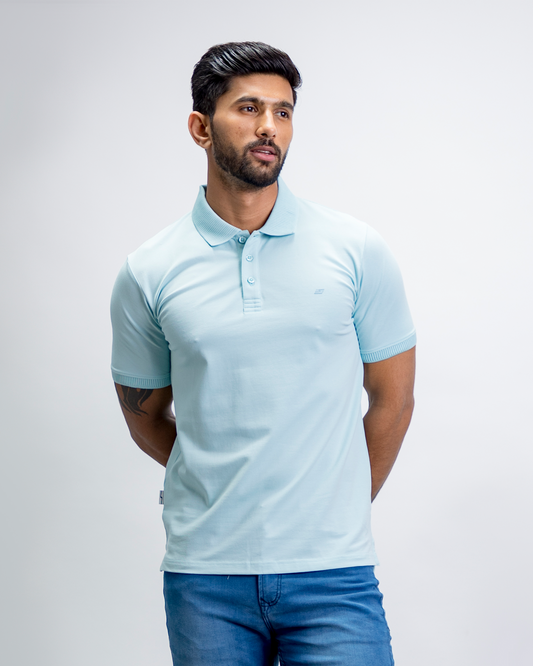 Sky Blue Polo T-Shirt